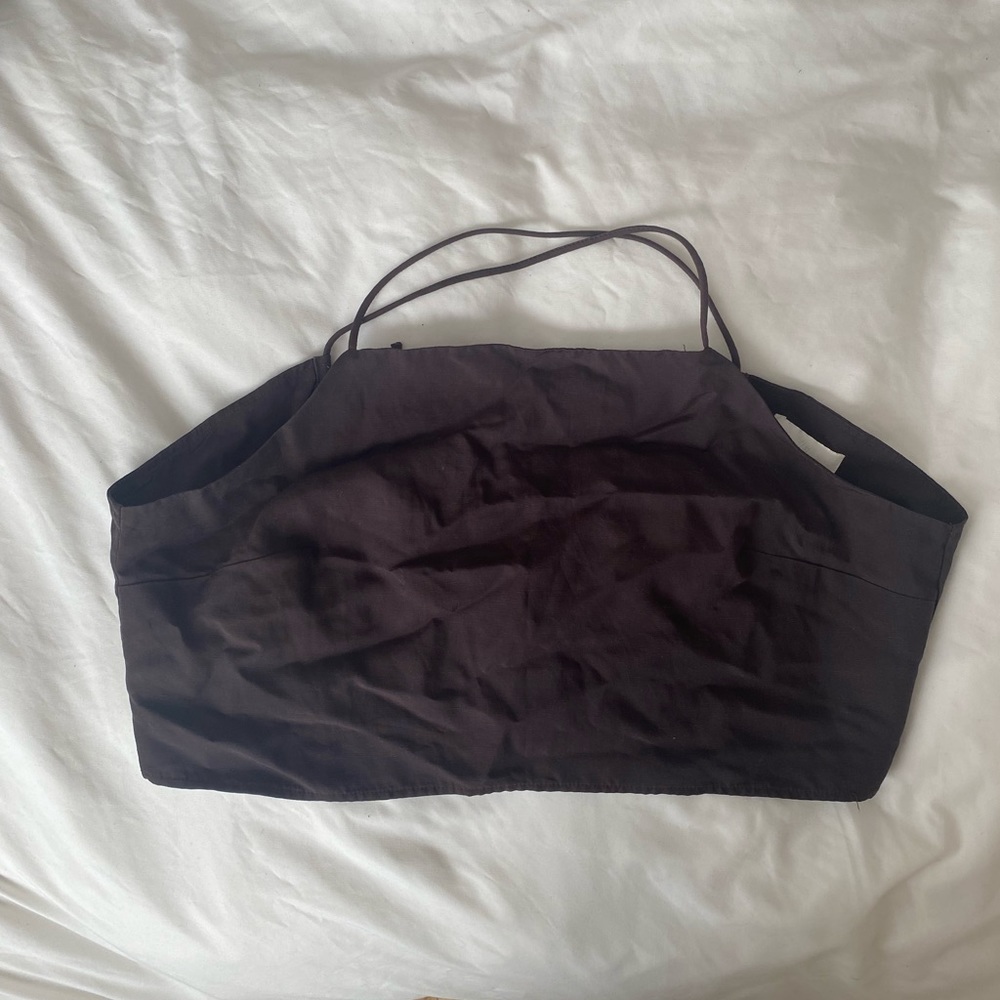 H&M Brown Crop Top